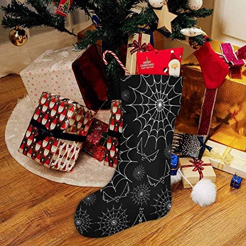 INTERESTPRİNT mutlu Cadılar Bayramı yarasa Noel çorap aile Noel partisi dekorasyon hediye için