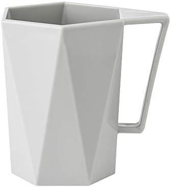 SADUORHAPPY Yenilik Fincan Kişilik Süt Suyu Limon Kupa Kahve Çay Kullanımlık Plastik Bardak Yaratıcı Geometrik Su Bardağı