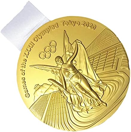 SDHO 2020 Japonya Tokyo Olimpiyatları Madalya 1: 1 Çoğaltma çinko Alaşımlı Malzeme Altın / Gümüş / Bronz Madalya Şerit Madalya