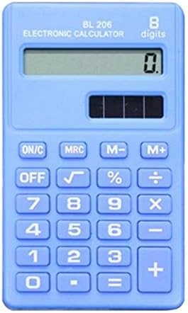 HXR Taşınabilir Karikatür Hesap 8 Haneli Ekran Çift Güç Kaynağı Sevimli Şeker Calculadora Güneş Calculatrice (Renk: D)