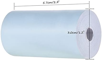 Jabey termal kağıt rulosu 57 * 30mm Fatura Makbuz Fotoğraf Kağıdı Temizle Baskı PeriPage için A6 Cep Termal Yazıcı için PAPERANG
