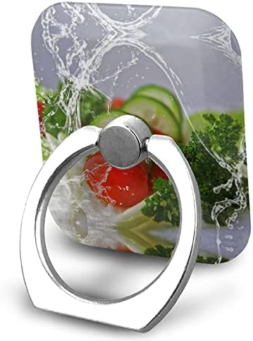 Gıda Fotoğrafçılığı Cep Telefonu Halka Tutucu Parmak Standı 360° Rotasyon Metal Halka Kavrama, Tüm Akıllı Telefonlarla Uyumlu