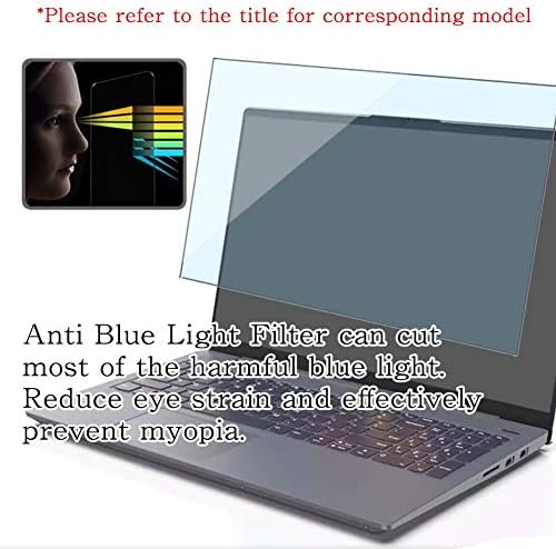 Puccy Anti Mavi ışık Temperli Cam Ekran Koruyucu Film, Lenovo ThinkPad ile uyumlu P1 gen 2 15.6 (Aktif Alan Kapak Sadece) Koruyucu