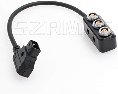 SZRMCC D Tap 3 Yollu 0B 2 pin Dişi Güç Splitter Kamera Güç Kaynağı Bağlantı Noktası Uzatma kiti