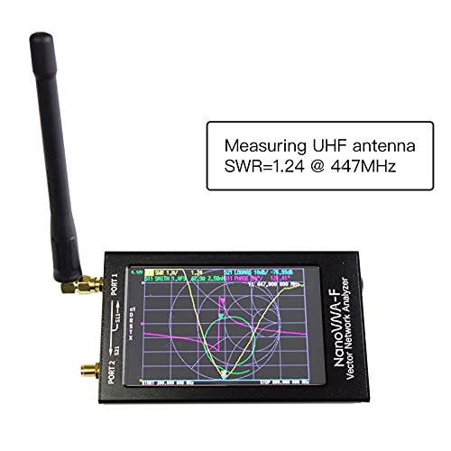 NanoVNA-F Vektör Ağ Analizörü 50 KHZ-1000 KHZ 4.3 IPS lcd ekran MF HF VHF Anten Analizörü