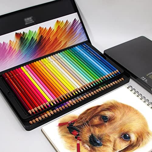 FENXİXİ Renkli kalem Profesyonel Yağ 3.7 mm Dolum Teneke Kutu Graffiti çizim kalemleri Boyama Okul Malzemeleri (Renk: A, Boyut: