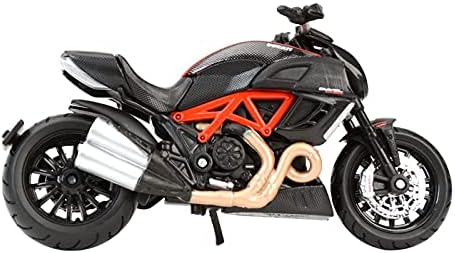 LSYB 1: 18 Ducati-Diavel Karbon Statik Die Cast Araçlar Koleksiyon Hobiler Motosiklet Model Oyuncaklar