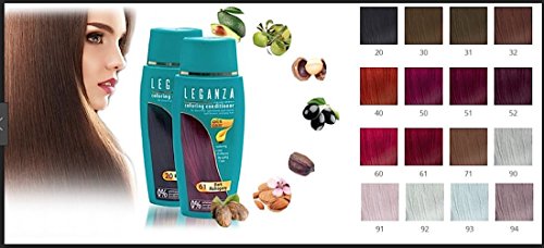 Leganza Renklendirici Saç Kremi Renk 30 Açık Kahverengi 7 doğal yağ ile amonyak ve Paraben İçermez