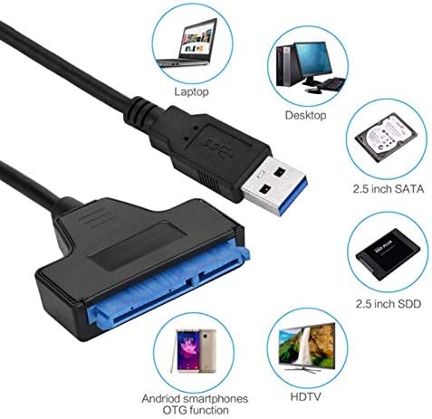 Astibym Dönüştürücü Sabit Disk Adaptörü Tak ve Çalıştır Adaptör Kablosu Dönüştürücü Adaptör Kablosu USB 3.0 SATA Güvenilir Masaüstü