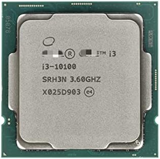 WMUIN CPU İşlemci İ3 10100 3.6 GHz 4 çekirdekli 8-İplik CPU İşlemci L2 = 1 M L3 = 6 m 65 W LGA 1200 Bilgisayar Donanımı