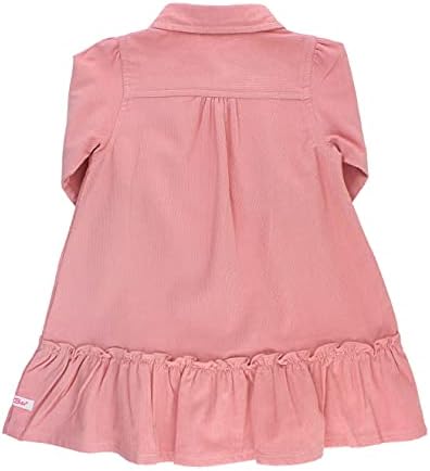 RuffleButts ® Bebek / Yürümeye Başlayan Kızlar Flowy Katmanlı Düğme Geri Elbise