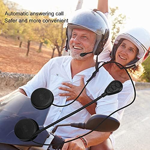 Motosiklet Kask Kablosuz Kulaklık, Su geçirmez Motosiklet Spor mikrofonlu kulaklık, kablosuz Bluetooth 5.0 HandsFree Stereo Kask