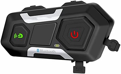 SUOTENG Motosiklet İletişim Sistemi, 1200 M Motosiklet Interkom Kask Kulaklık Kask Bluetooth Interkom Kablosuz Su Geçirmez Kulaklık