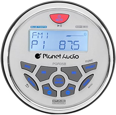 Gezegen Ses 3.5 İnç Deniz MP3 / Radyo Bluetooth Tekne Stereo Alıcısı / PGR35B (4 Paket)
