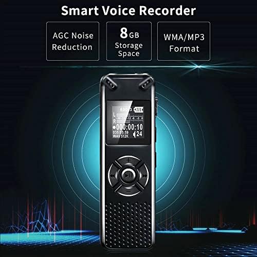 HXHLZY Profesyonel Ses Aktif Dijital Ses Kaydedici Kayıt Kulaklık WAV MP3 Çalar (Kapasite: 32 GB)