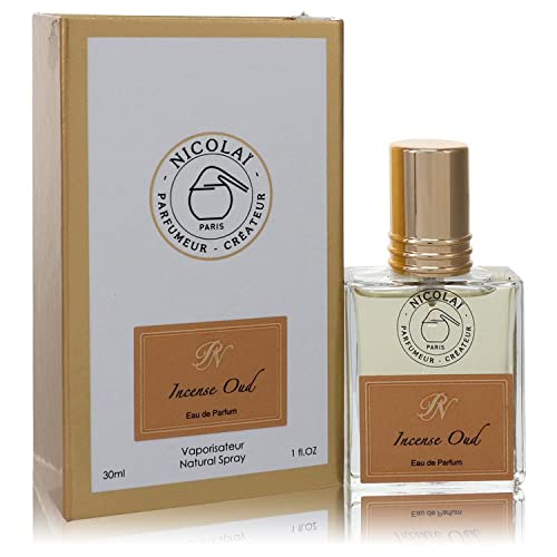 1 oz Eau De Parfum Sprey Parfüm Kadınlar için Nicolai Tütsü Oud Parfüm Nicolai Eau De Parfum Sprey (Unisex) Zarif koku