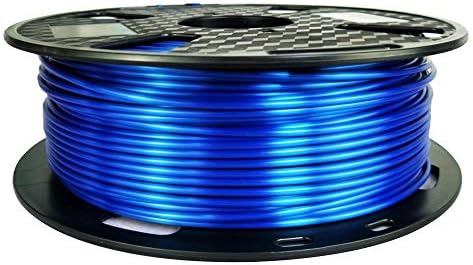 2.85 mm Ipek Safir Mavi 3D Yazıcı PLA Filament 1 KG 2.2 LBS Ipeksi Duygu Parlaklık Parlak Koyu Derin Mavi Malzeme CC3D Parlak