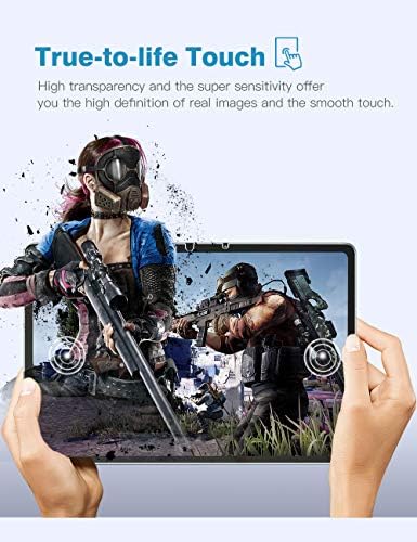 TiMOVO Ekran Koruyucu Galaxy Tab S7 ile Uyumlu, [2 Paket] Ultra Clear 9 H Sertlik Anti-Scratch Temperli Cam Ekran Koruyucu Film
