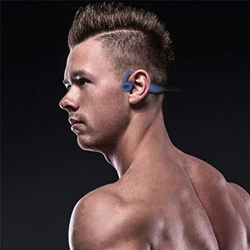 Kemik İletim Kulaklık 2 in 1 16 GB Mp3 Çalar Bluetooth 5.0 Kulaklık k7 için Sağlık Yaşam Su Geçirmez Koşu Spor Spor Kulaklık