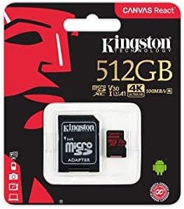 Profesyonel microSDXC 512GB, SanFlash ve Kingston tarafından Doğrulanmış ICEMOBİLE HydroCard Custom için çalışır. (80 MB / sn)