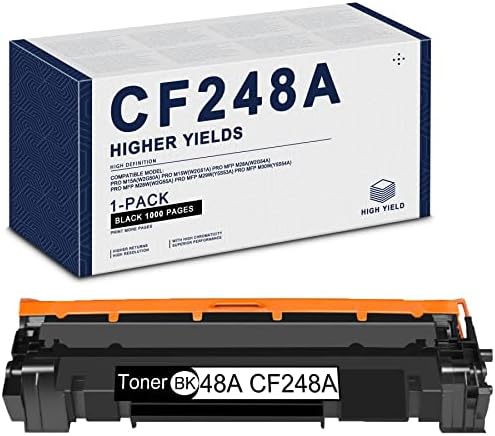 1 Paket 48A / CF248A Siyah Uyumlu Toner Kartuşu HP yedek malzemesi Pro M15a(W2G50A) M15w(W2G51A) MFP M28a(W2G54A) MFP M28w(W2G55A)