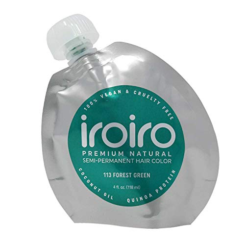 IROİRO Premium Doğal Yarı Kalıcı Saç Rengi113 Orman Yeşili (8oz)