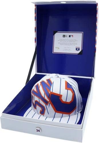 Noah Syndergaard New York Mets İmzalı Otantik Jersey Snapback Şapka - Sınırlı Sayıda 2 İmzalı MLB Formaları