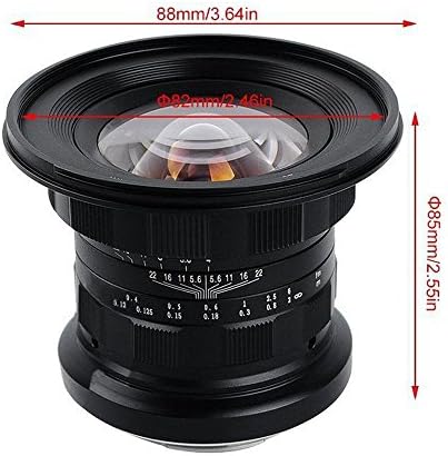 Yunchenghe 15mm F / 4.0 1: 1 Ultra Geniş Açı Makro Lens Lens,Nikon F Dijital SLR Kamera Dağı için