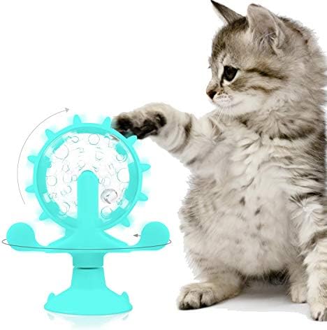 Kavunva Kasırga Şanslı Kedi Tedavi Dağıtıcı Oyuncak, kedi Maması Bulmaca Topları ile Parça, komik IQ Yavru Oyuncaklar Tumbler