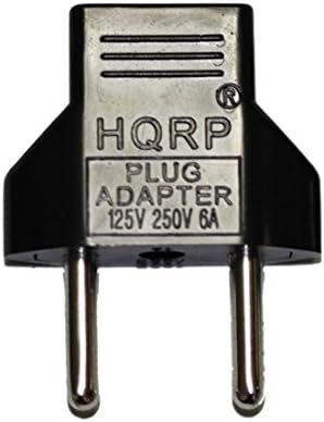 HQRP AC Adaptörü ile Uyumlu Canavar ClarityHD Mikro Bluetooth Hoparlör Güç kaynağı Kablosu Adaptörü Şarj + Euro Fiş Adaptörü