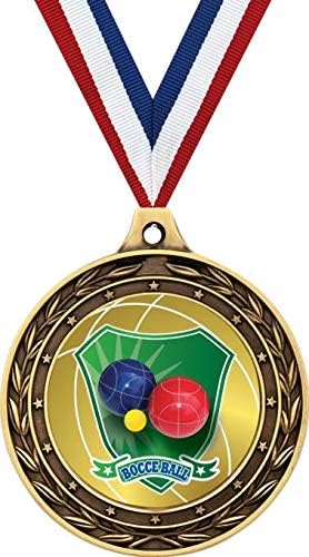 Bocce Ball Altın Duo Madalyası, 3 Bocce Ball Ödülleri, Çocuklar Bocce Ball Trophy Madalya Ödülleri Prime