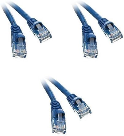 50 FT (15.2 M) Cat5e Ağ Ethernet UTP Yama Kablosu, 350Mhz, (50 Feet/15.2 Metre) PC/Yönlendirici / PS4 / Xbox/Modem için Cat 5e
