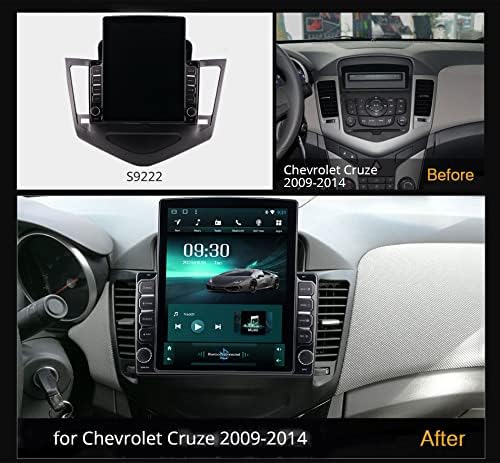 KiriNavi Araba Stereo Radyo ıçin Chevrolet Cruze 2009-2014 Andriod 10 4 çekirdekli GPS Navigasyon Bluetooth ıle 9.7 ınç HD Dokunmatik
