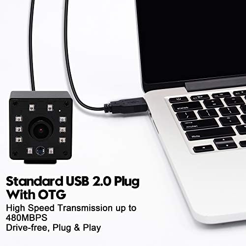 SVPRO 1080 P Gece Görüş USB Kamera CMOS OV2710 IR LED Kızılötesi Webcam ile IR Cut HD Surceillance Kamera ile 1.56 mm Lens için