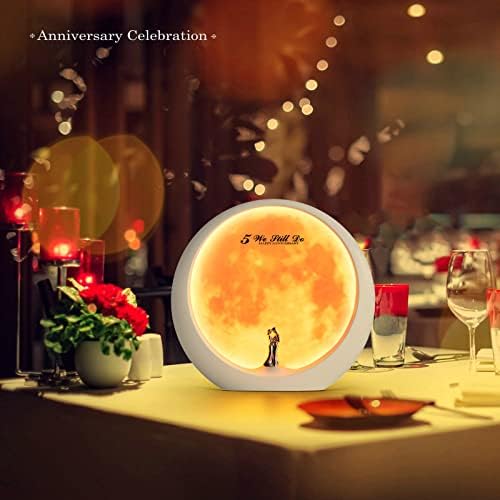 Ay Lambası Oturma Odası için, Dekorasyon Gece Lambası, yıldönümü Sevgililer Hediyeler Onun için, Mr & Mrs Işaretleri için Düğün