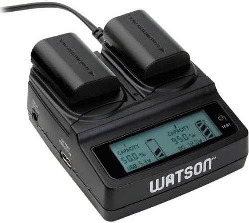 P, H & V Serisi Piller için Watson Duo LCD Şarj Cihazı (4 Paket)