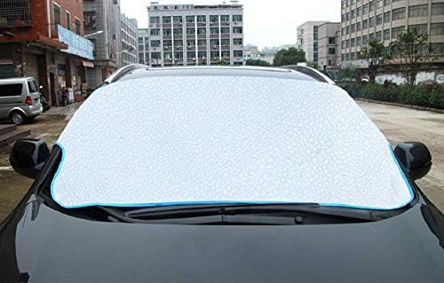 Tıanruı Taç Araç Ön Camı Kapağı, Ağır Hizmet Tipi Ultra Kalın Koruyucu Ön Cam Kapağı-Kar Buz Don Güneş UV Toz Suya Dayanıklı-Tüm