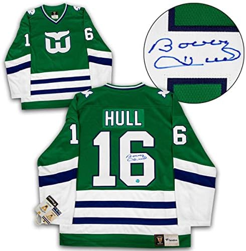 Bobby Hull Hartford Whalers İmzalı Vintage Fanatik Forması-İmzalı NHL Formaları