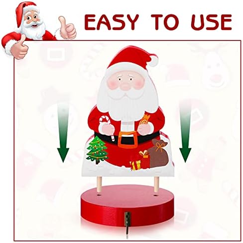 2 Parça Noel Stocking Tutucu Set Santa Kardan Adam Noel Çorap Kanca Ahşap Asılı Şömine Manto için Mantel Kanca Tek Yan Baskı