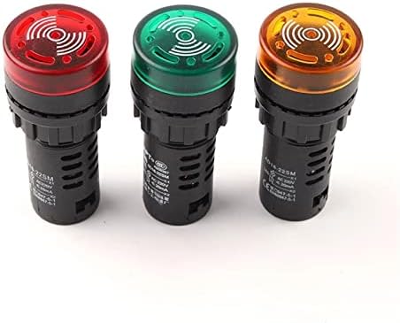 WBBFC AD16-16SM 2 V 24 V 110 V 220 V 380 V Flaş Led Alarm gösterge ışığı Buzzer LED Aktif Buzzer Bip Alarm Göstergesi Kırmızı