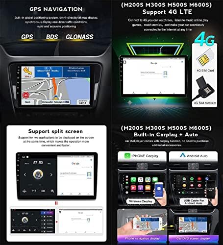 NoMİ Android 10.0 Araba Stereo 2-Din Radyo için T-oyota INNOVA 2007-2014 GPS Navigasyon 9in Sat Multimedya Oynatıcı Video Bluetooth