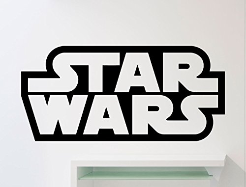 Star Wars Logo Duvar Çıkartması Star Wars Amblem Kelime Filmler Vinil Sticker Ev Kreş Çocuk Erkek Kız Odası İç Sanat Dekorasyon