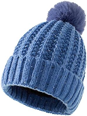 Kış bere şapka Unisex termal rahat şık basit çorap kap kabarık sıkı rahat düz şapka açık spor