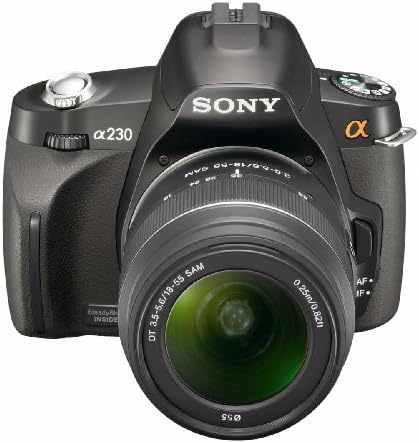 Sony Alpha A230L 10.2 MP Dijital SLR Fotoğraf Makinesi, Super SteadyShot iç Görüntü Sabitleme özelliğine ve 18-55mm Objektife