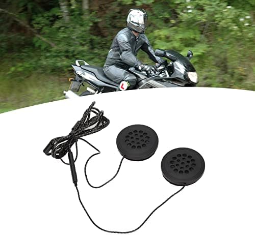 AMONIDA Motosiklet Kask Kulaklık, kablolu Kask Kulaklık Stereo 3.5 mm Eller Serbest Istikrarlı için Spor için Açık