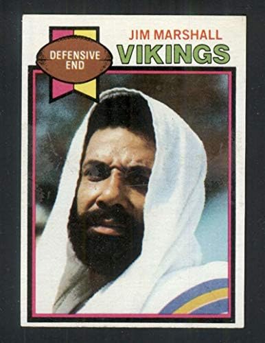 1979 Topps 274 Jim Marshall Minnesota Vikingler NFL Futbol Kartı EX Mükemmel