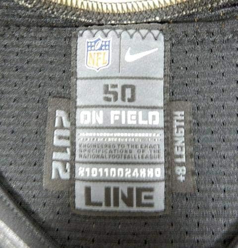 2012 New Orleans Saints Andrew Yeke 67 Oyunu Siyah Jersey NOS0114 Yayınlandı-İmzasız NFL Oyunu Formaları Kullanılır