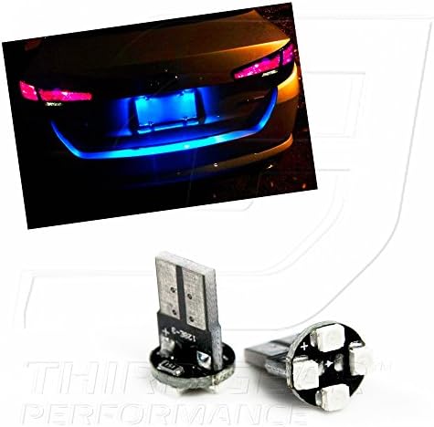 TGP T10 Mavi 4 LED SMD Plaka Kama ampuller Çifti 2007-2014 Toyota FJ Cruiser ile Uyumlu