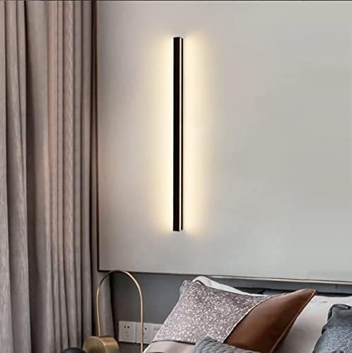 Ozarke Minimalist yaratıcı uzun duvar lambası Modern LED arka plan duvar lambası oturma odası başucu alüminyum duvar ışık Ligting
