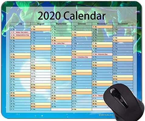 2020 Galaxy Takvim Oyun Mouse Pad, Gökyüzü Temalı Ofis Mouse Pad Bırakır